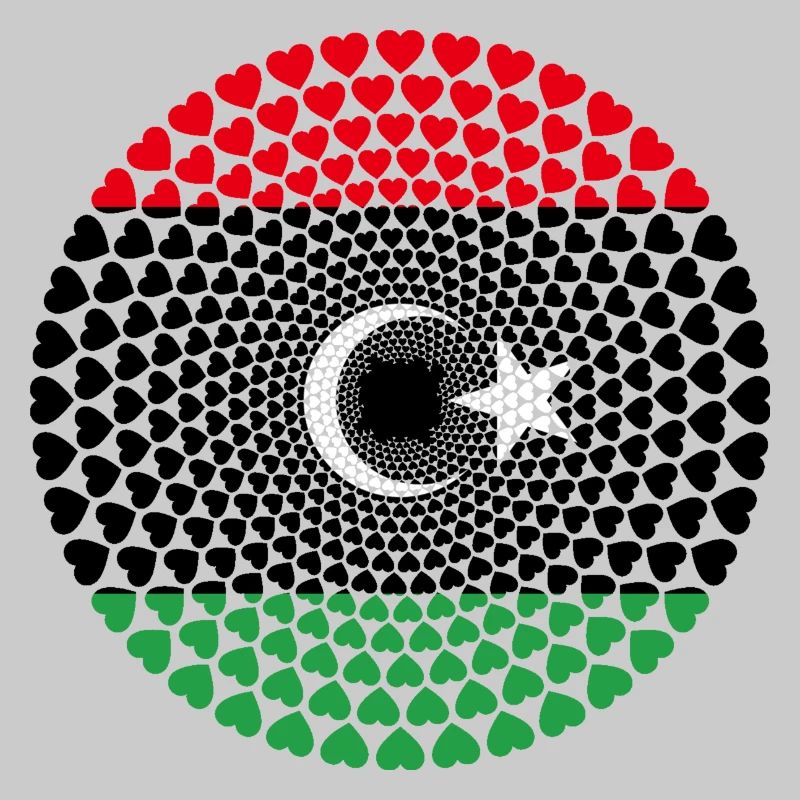 Libya Libyen ليبيا Love HERZ Mandala