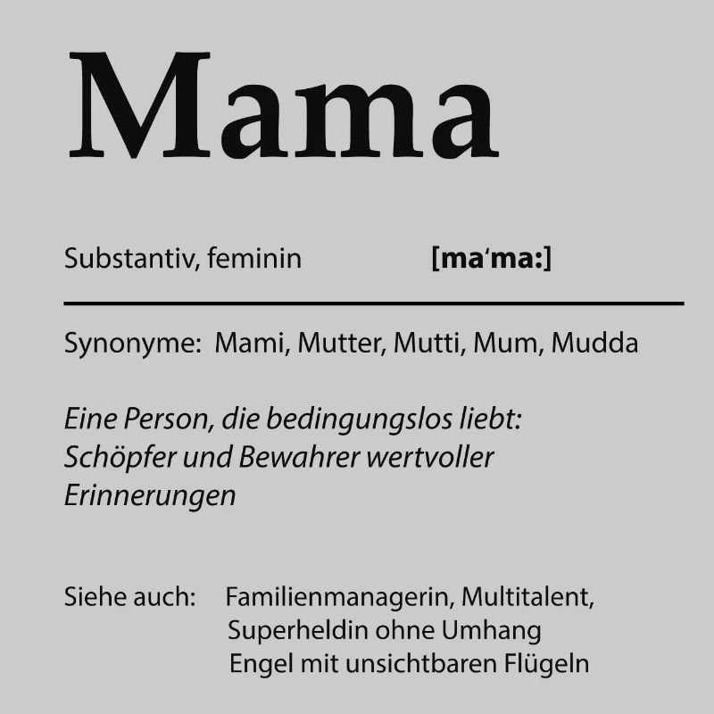 Mama Bedeutung