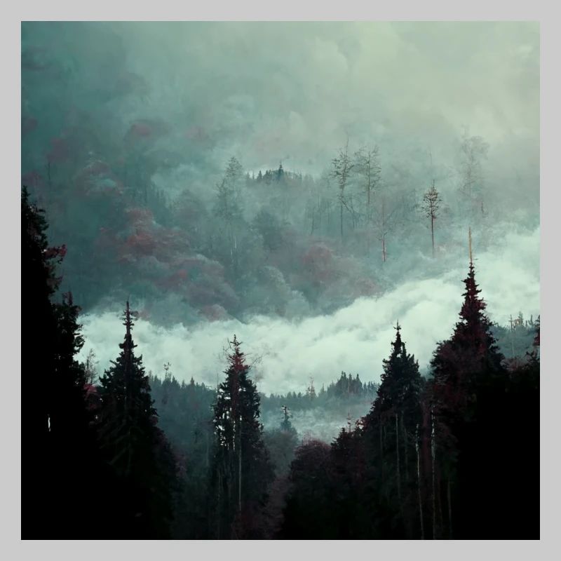 Dunkler Wald