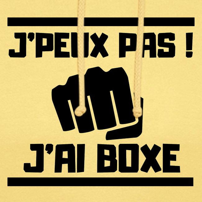 J PEUX PAS J AI BOXE