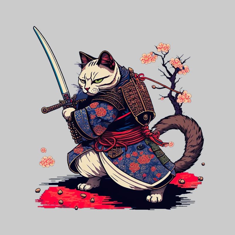 chat samouraï