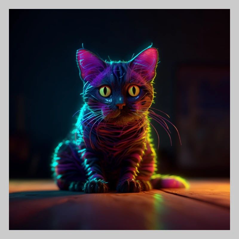 Neon Katze2