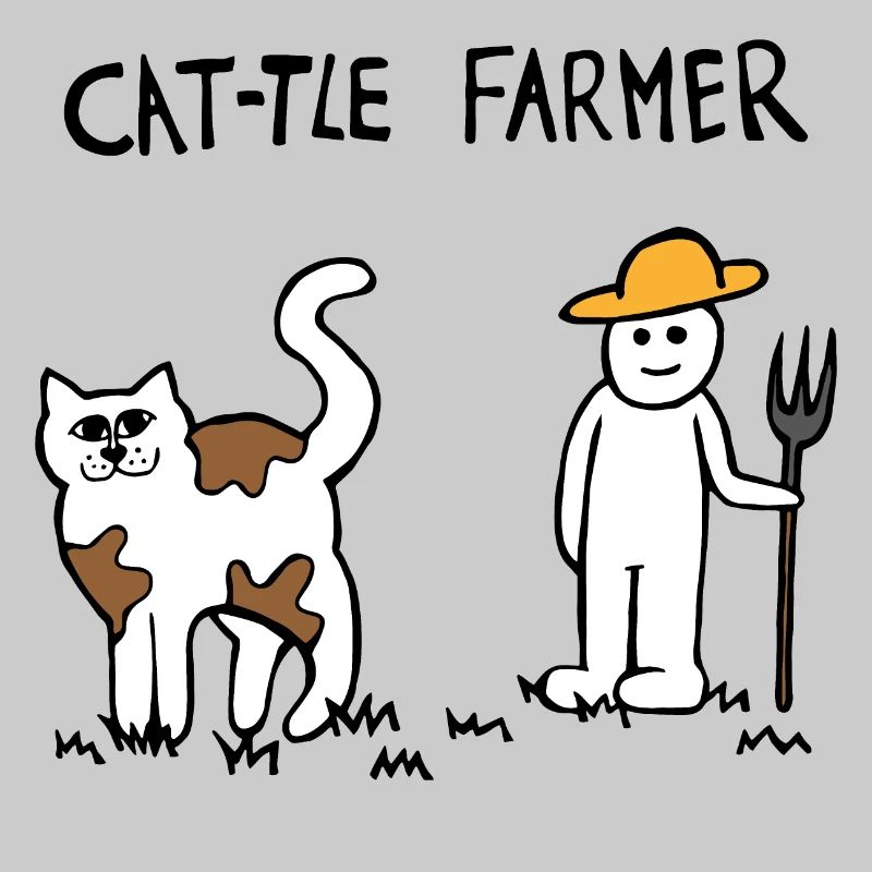 Éleveur de chats bovins