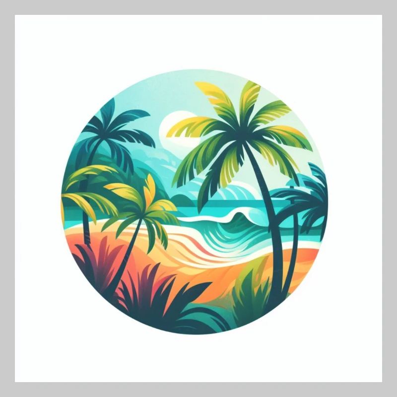 Strand Paradis am Meer mit Palmen
