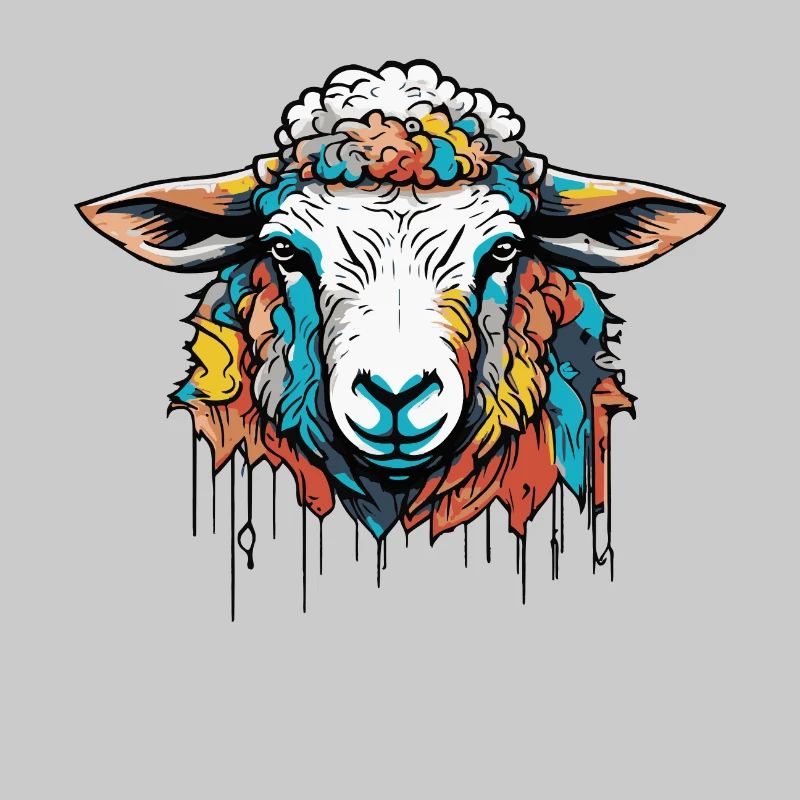 Colorful Sheep Shepherd
