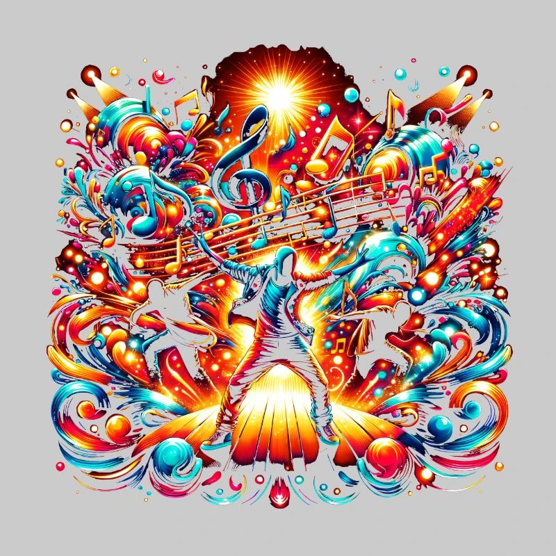 Rhythmic Bliss: Dynamic Music & Dance Art