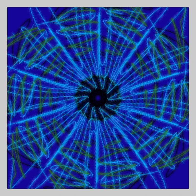 Design abstrait bleu