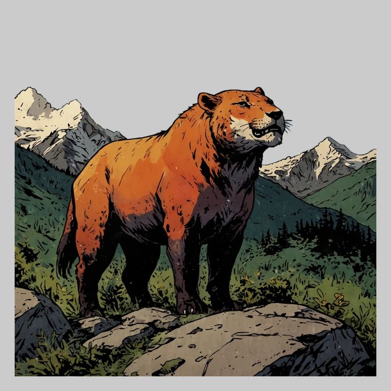 Tiger-Comic-Stil