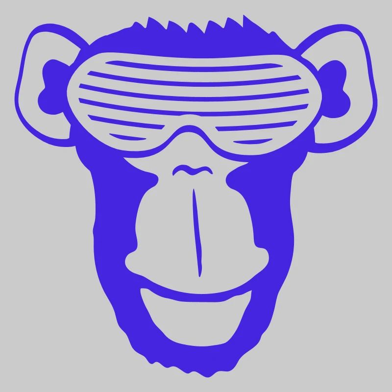 Funky Sunglasses Gorilla Cool Party Monkey Fun