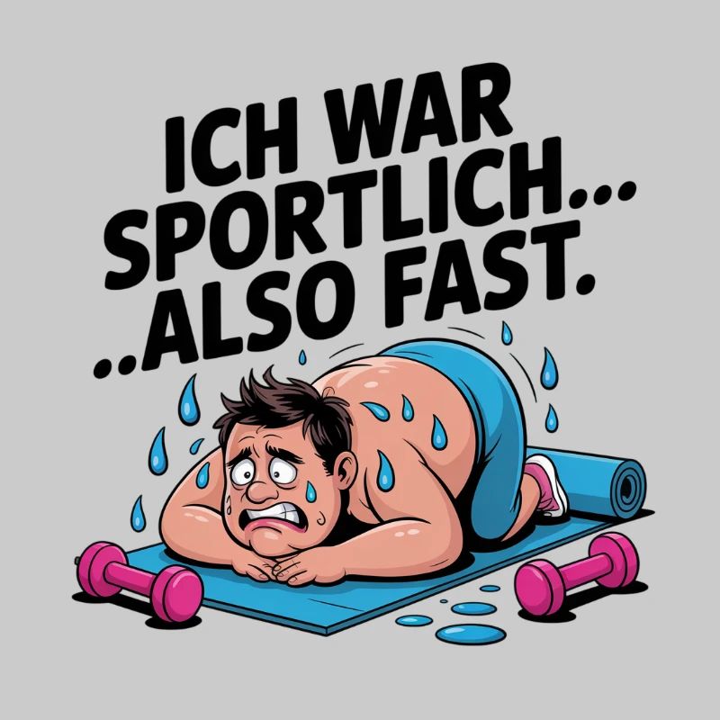 Ich war sportlich… also fast