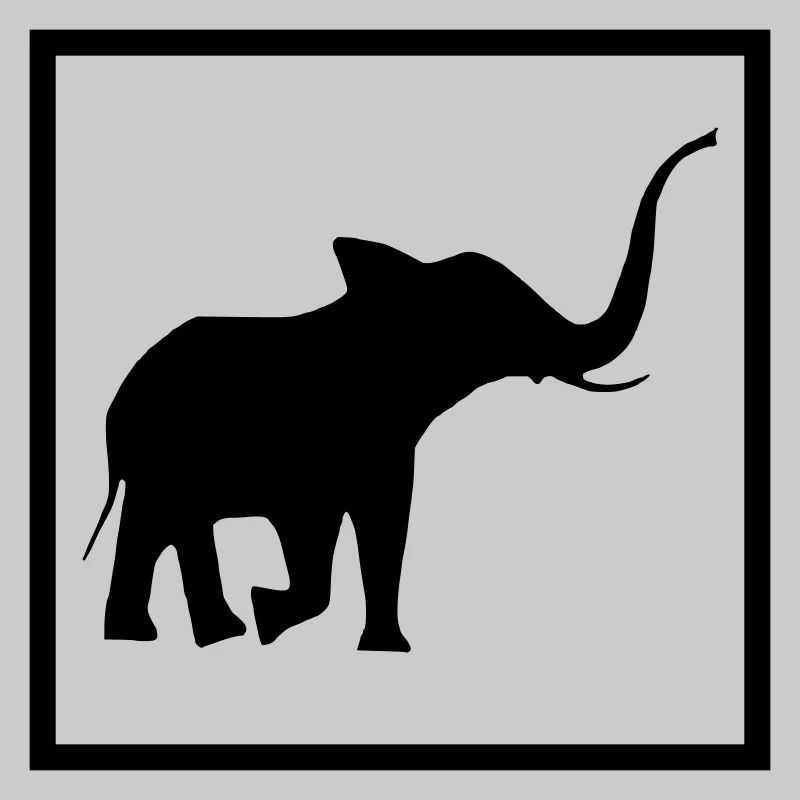 Elefant Tier Zoo Giraffe Affe Fun Achtung