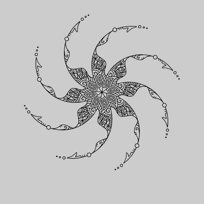 Rotating Mandala
