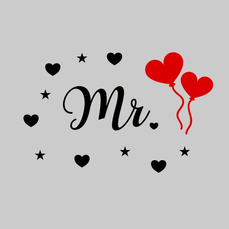 Mr. & Mrs. Just Married wedding bride design