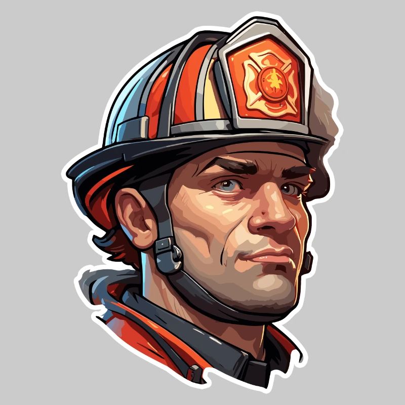 Firefighter / Fire / Fire / Extinguish / Hero