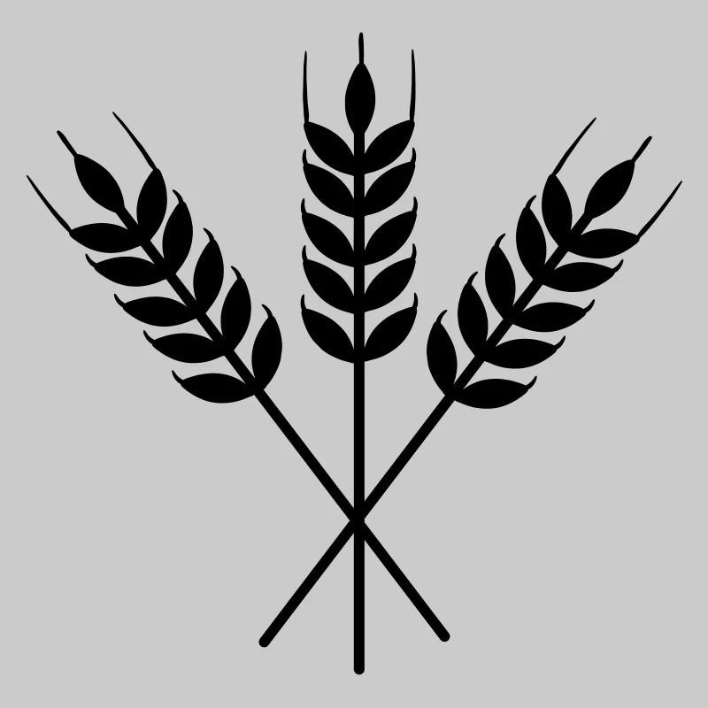 Three grain stalks