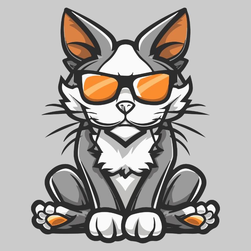Katze Cool Comic