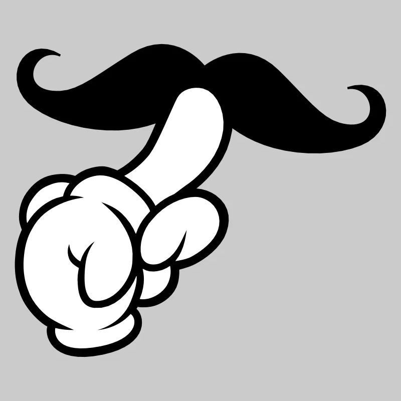 Comic Hand Moustache