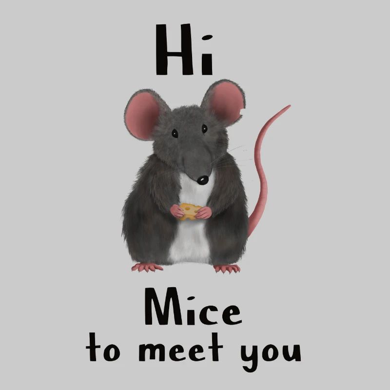 Doux souris / rat - ravi de vous rencontrer