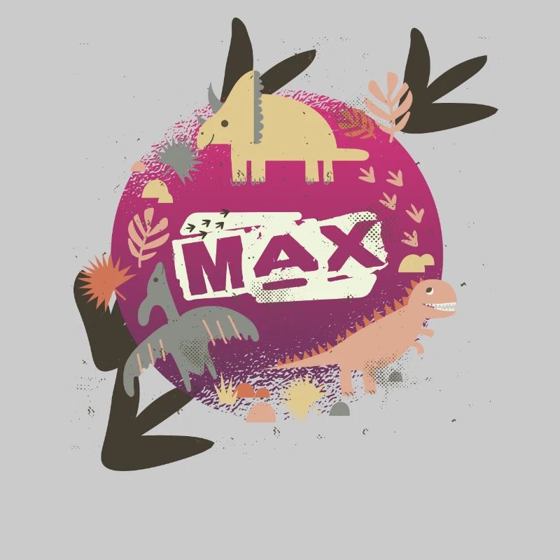 Max - Cool boy name with cool dinosaurs