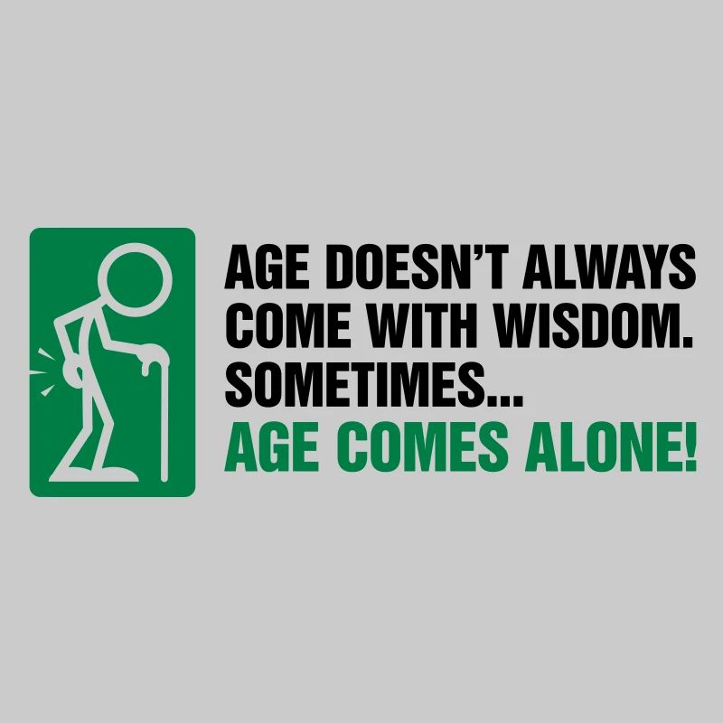 With age comes mostly only age