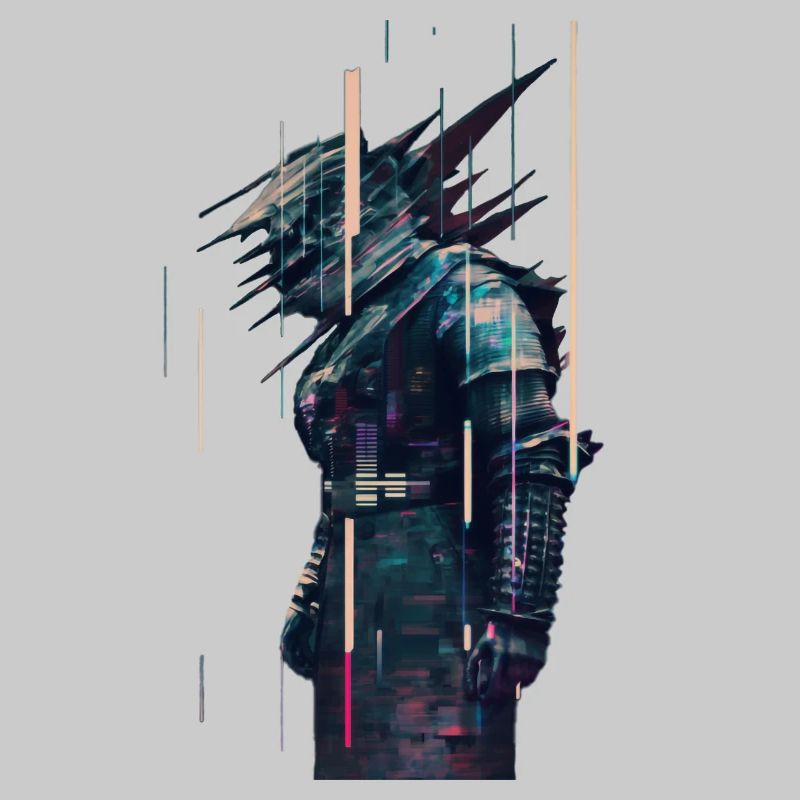 Ganzkörper Samurai