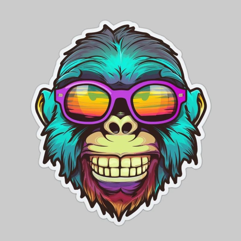 Psychedelic monkey
