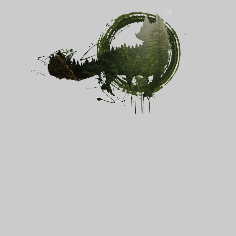 Fuchs environment and nature abstract forest