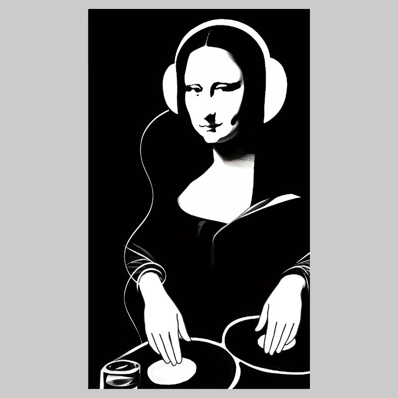 DJ Mona Lisa - Iconic Remix Art
