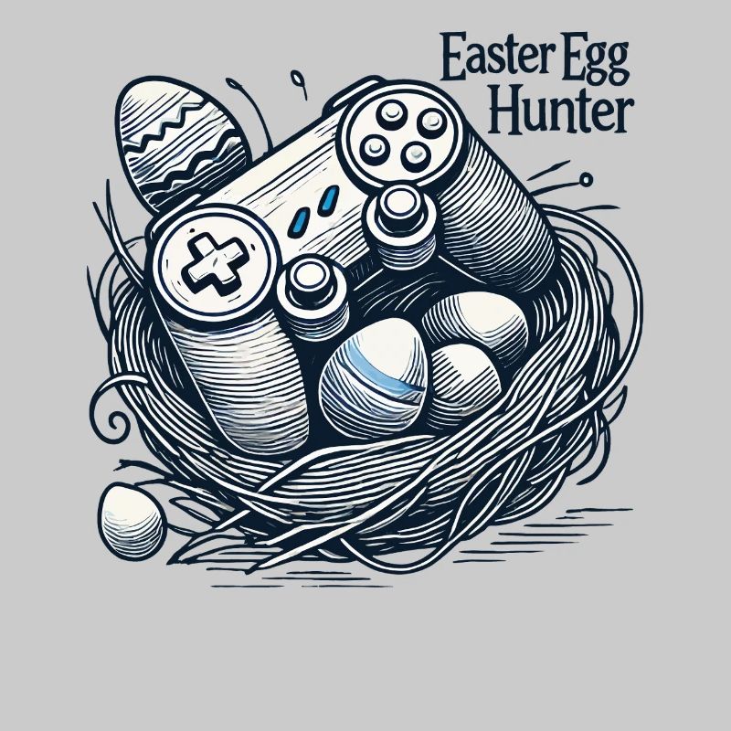 Conception de la manette de jeu Easter Egg Hunter