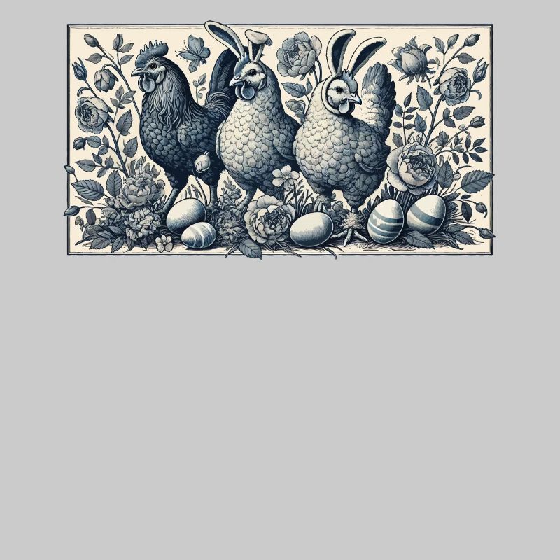 Easter Chickens Vintage Easter Bunny Chicken Aesthetic