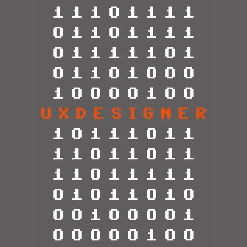 UX Designer Nerd Matrix Bit Bytes Geschenk