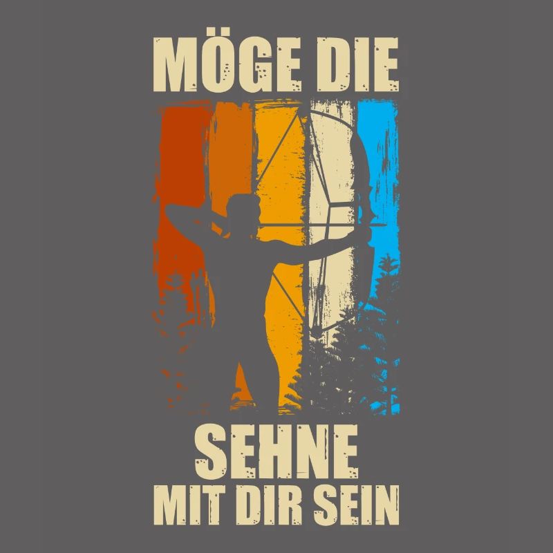 Möge die Sehne Bogen Bogenschießen Bogenschütze