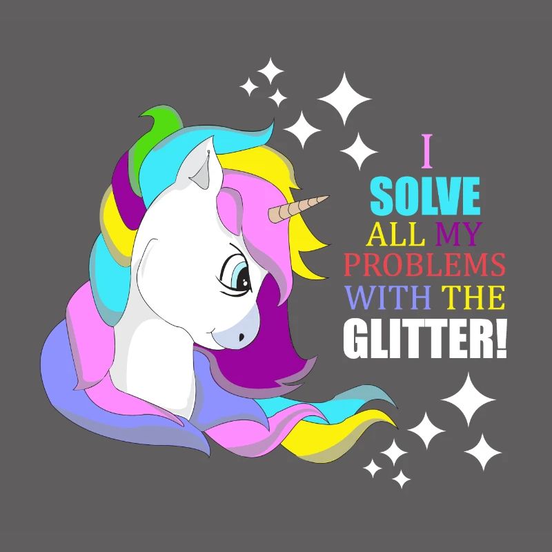 Unicorn glitter problems solver gift idea
