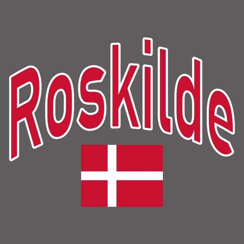 Drapeau de Roskilde Danemark