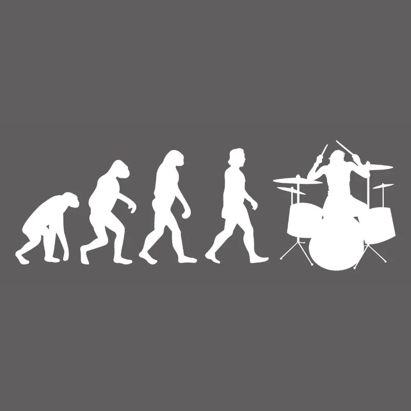 Schlagzeuger Evolution Schlagzeug Drummer Band