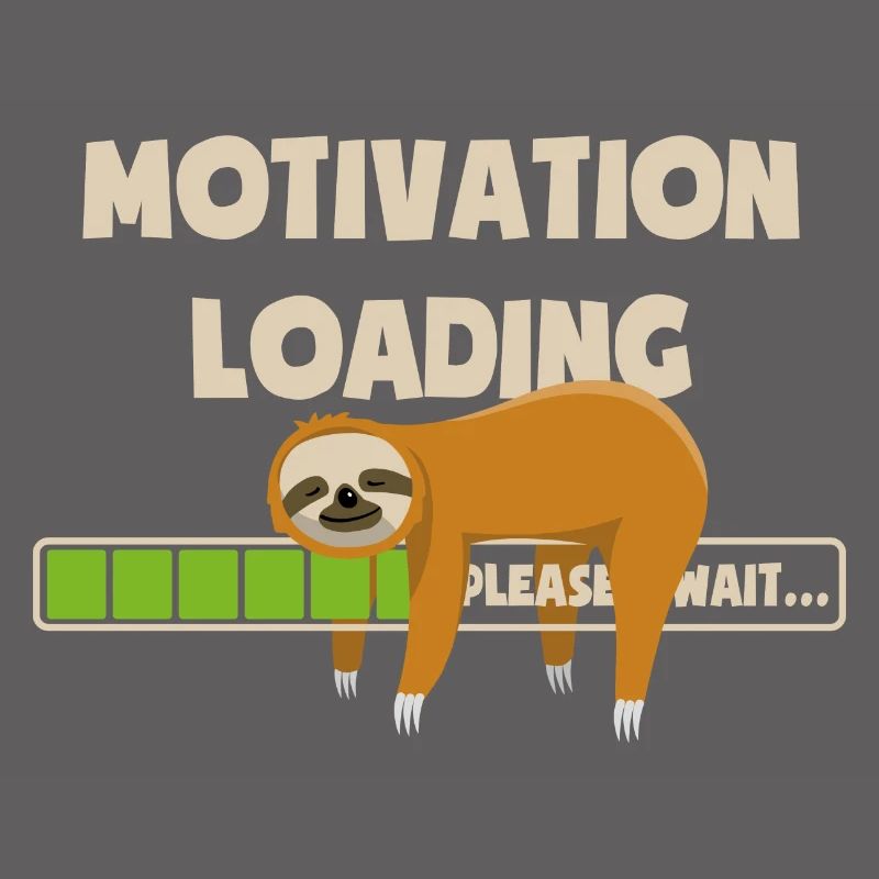 Faultier - Motivation wird geladen - bitte warten