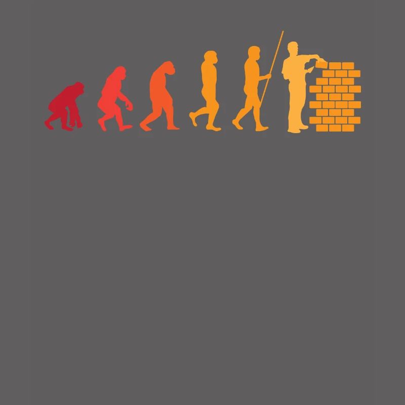 Maurer Evolution | funny wall builder gift