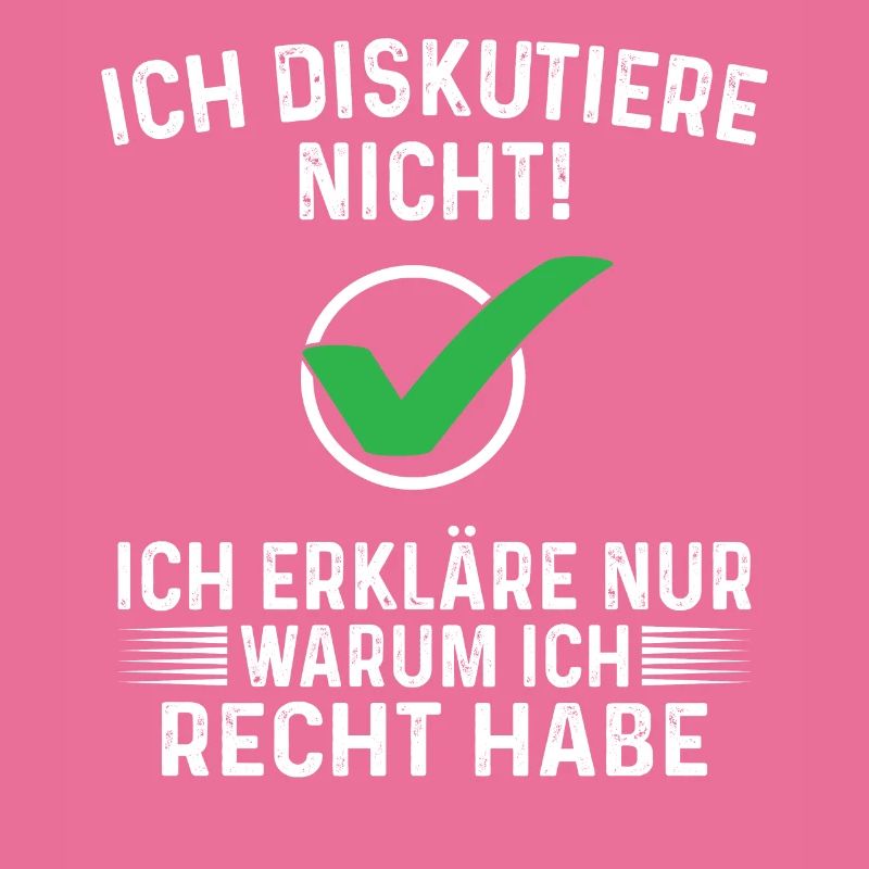 ich Diskutiere nicht