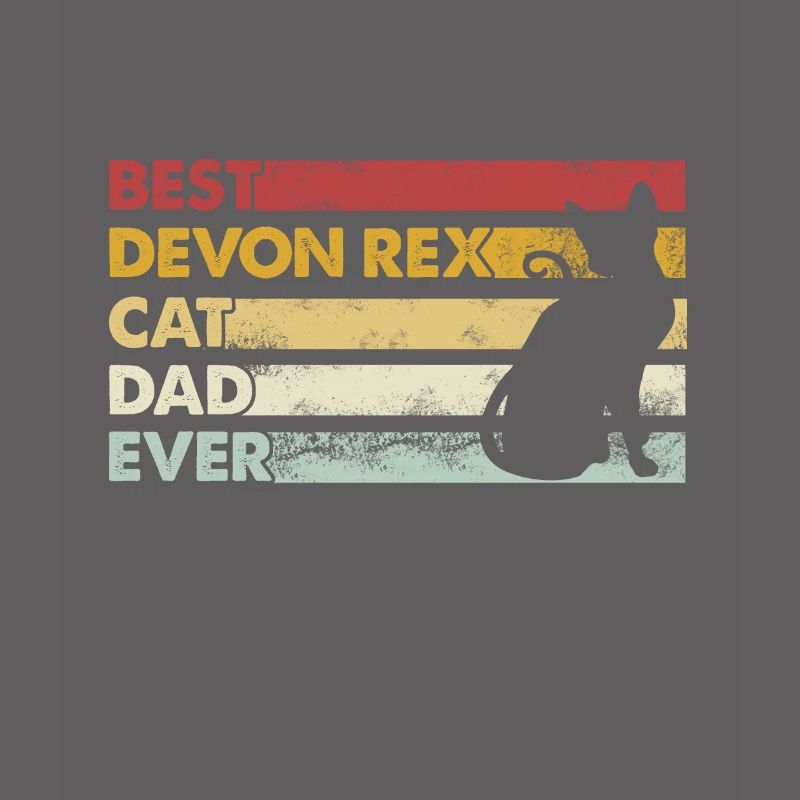 Best Father Ever - Devon Rex Cat