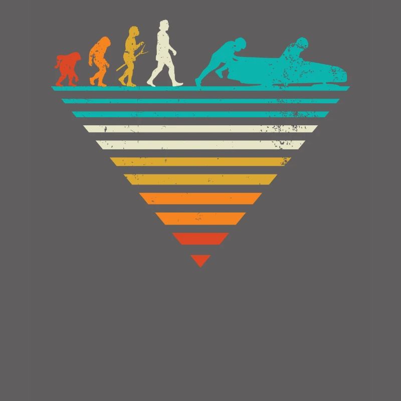 Human Evolution - Bobsleigh vintage