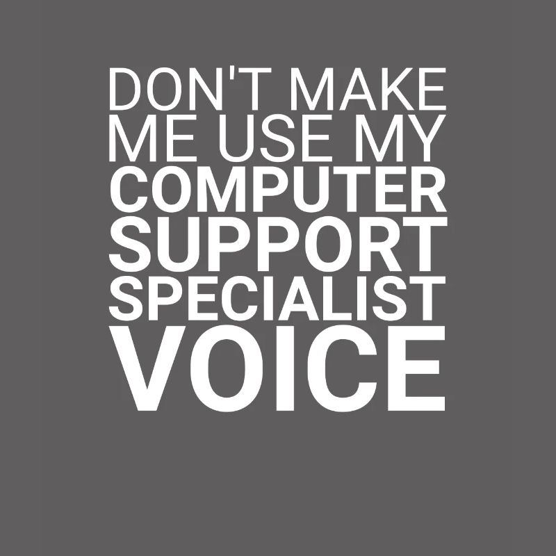 Computer Support Specialist Voice | IT Support"