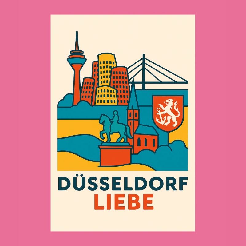 Düsseldorf Skyline Düsseldorf Liebe