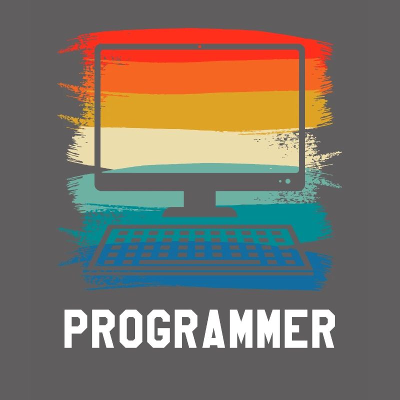 Rétro Vintage Programmeur Programmation Informatique
