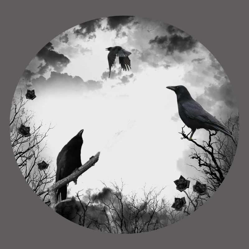 Gothic, crows, ravens