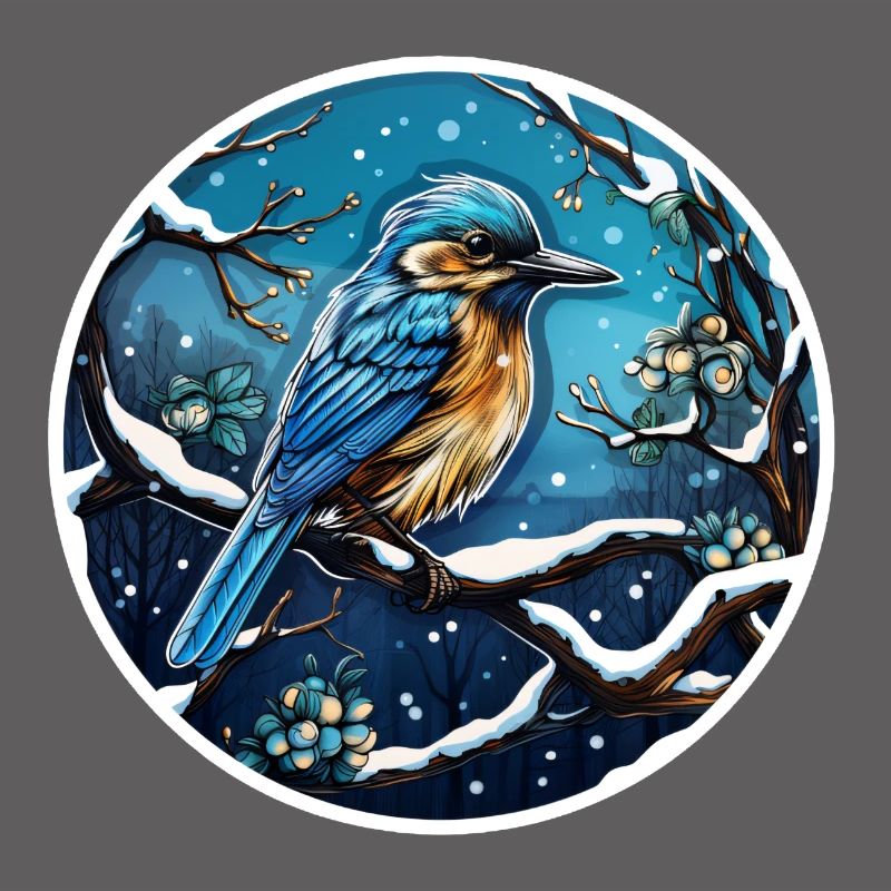 Nuthatch in winter
