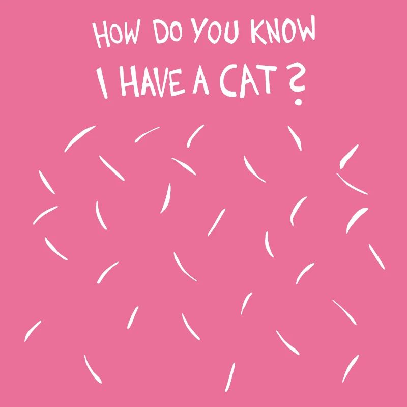 Comment savez-vous que j’ai un chat (poils de chat blancs)
