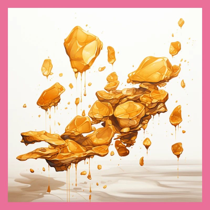 Goldnugget falling down