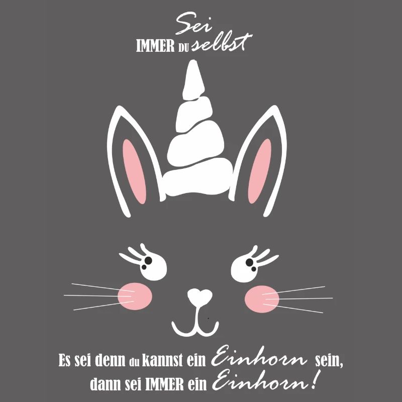 Hase oder Einhorn, oder ein Mischling -Unicorn