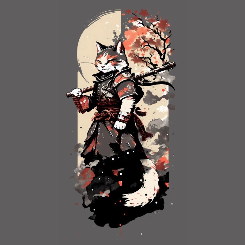 Samurai Cat: Maître du combat à l’épée