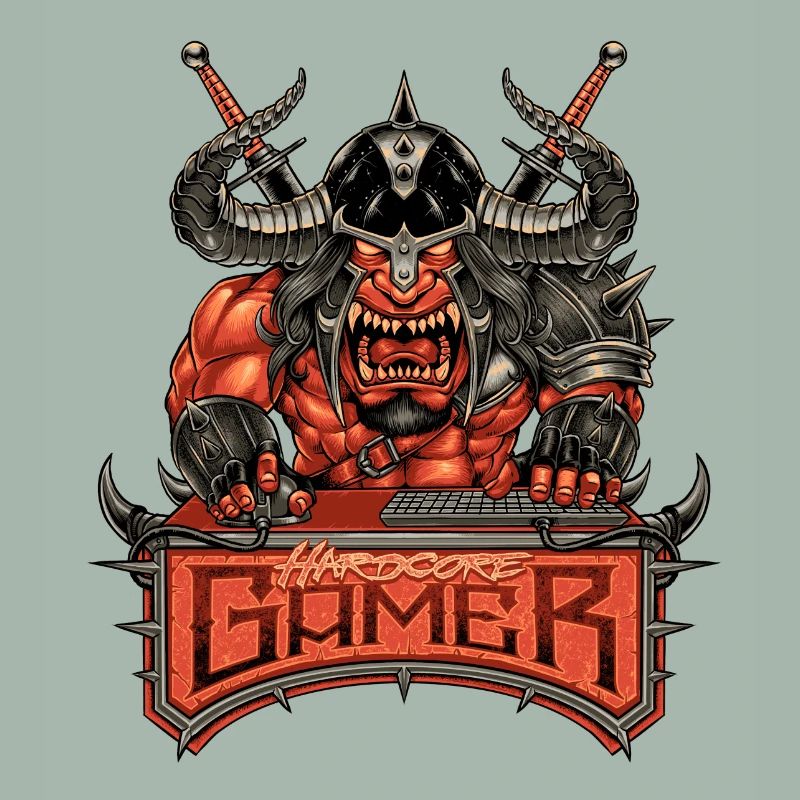 Nerd Gamer Designs MOAB Sword Devil Dämon Fighter